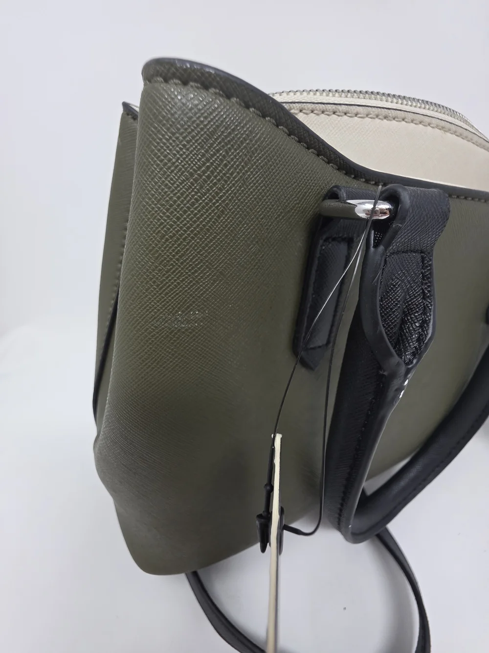 GUESS Olive Green and Black Bag Satchel Shoulder Crossbody Purse NWT